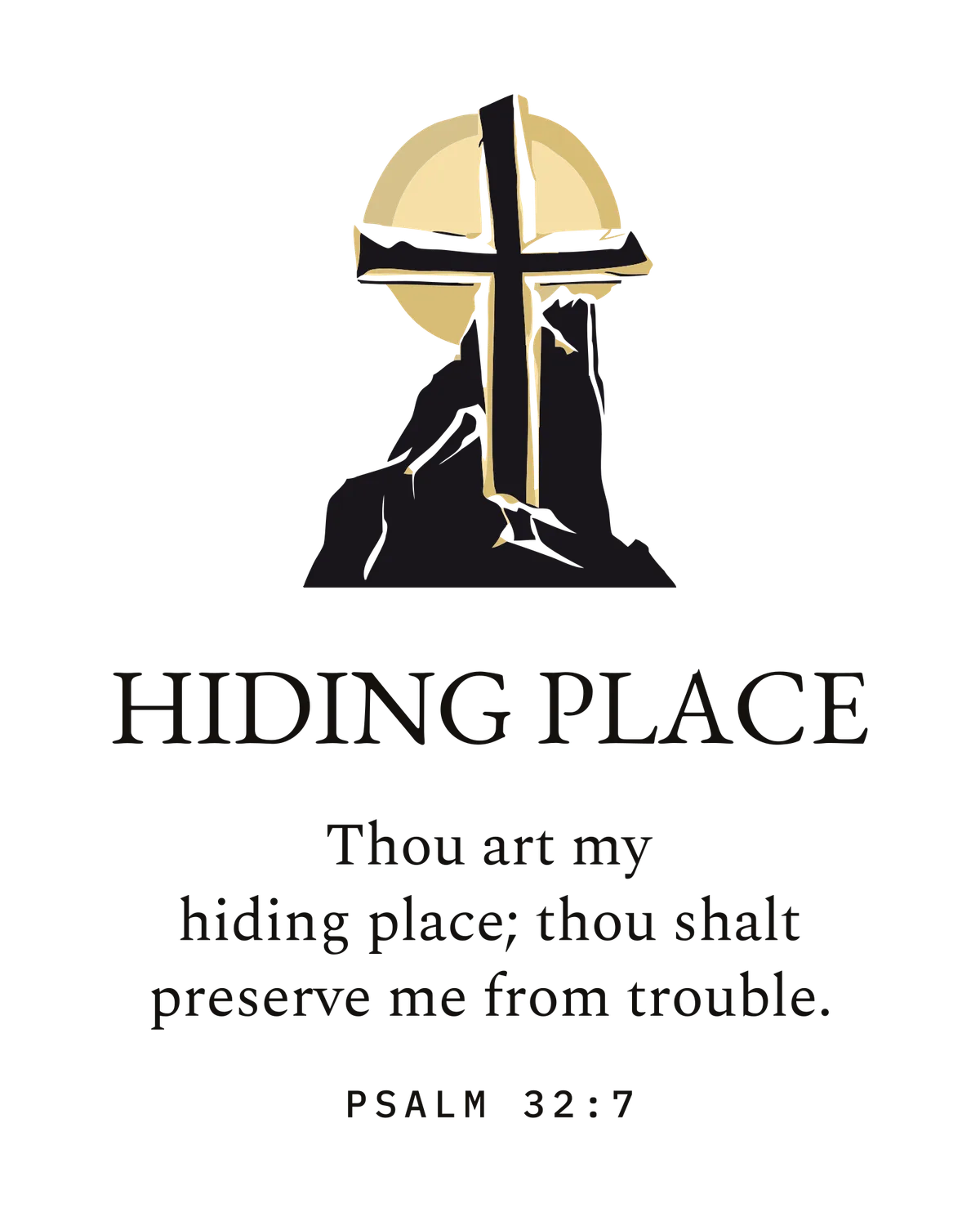 HIDING PLACE — the print